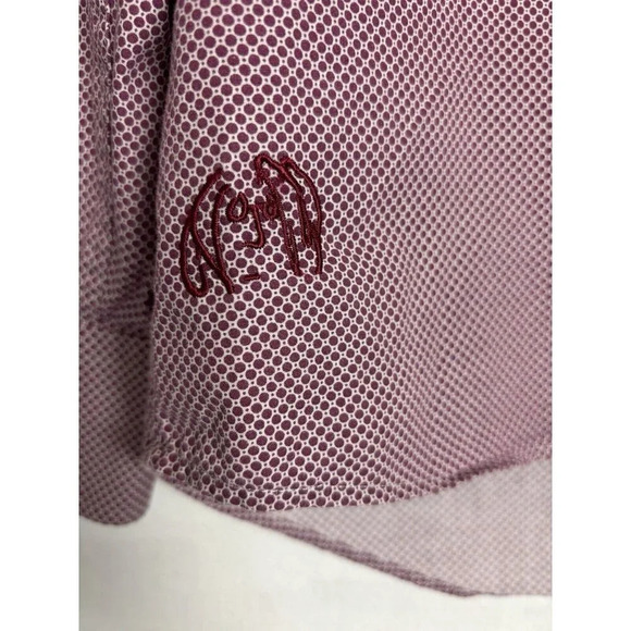 John Lennon by English Laundry‎ Burgundy Button Down Dress Shirt Size M - Picture 4 of 14